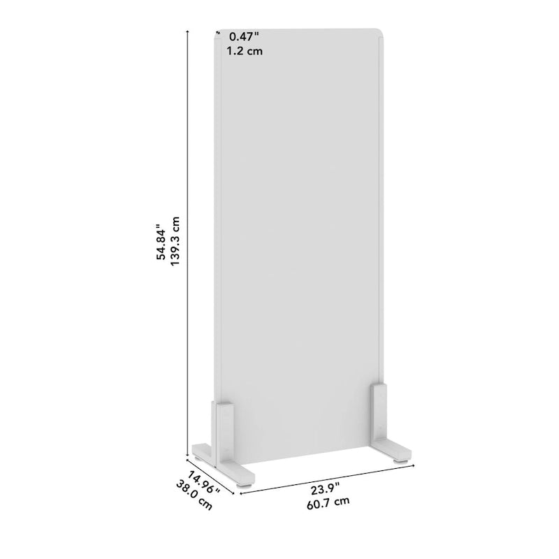 Bush Business Furniture Écran d'intimité autoportant 24 l. x 55 H.