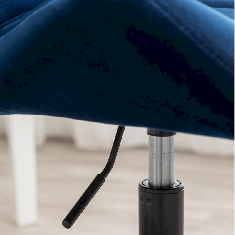 Chaise de bureau pivotante réglable capitonnée diamant pour bureau