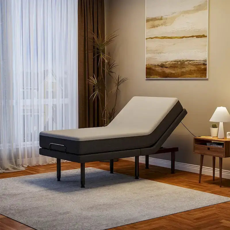 Sommier réglable Massage anti-stress Télécommande sans fil Moteur silencieux