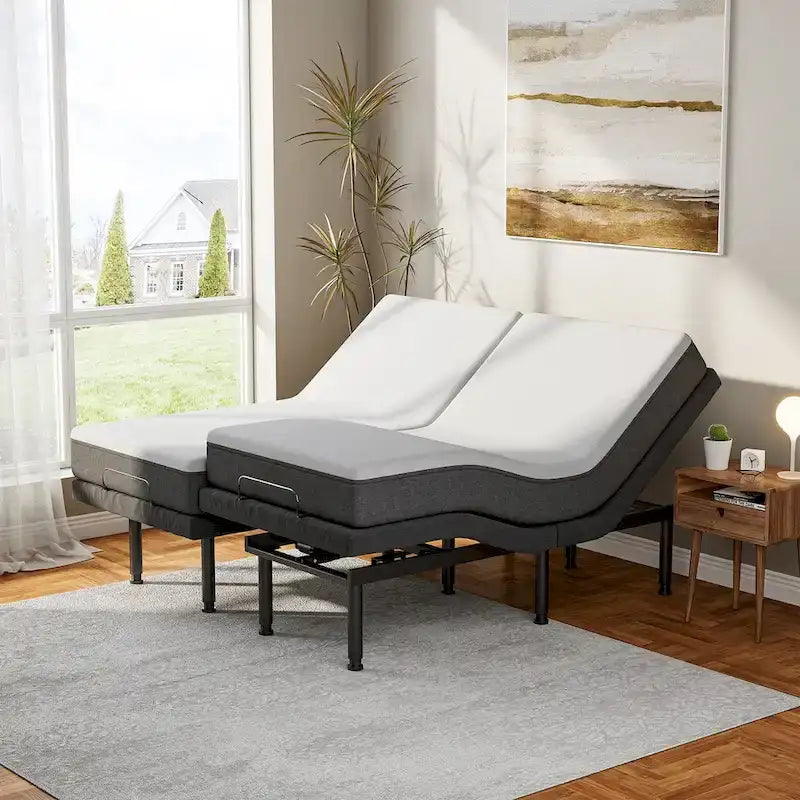 Sommier réglable Massage anti-stress Télécommande sans fil Moteur silencieux