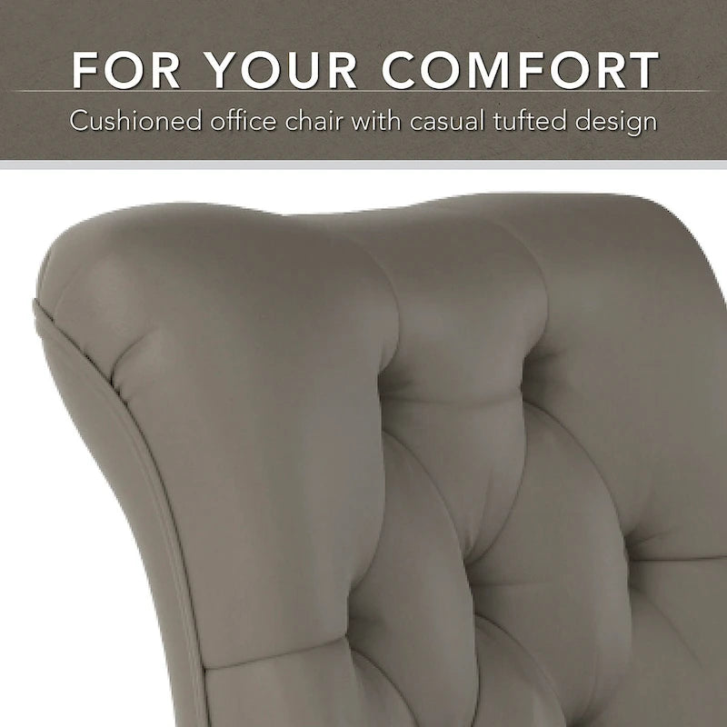 Chaise de bureau capitonnée mi-hauteur Bush Business Furniture Arden Lane