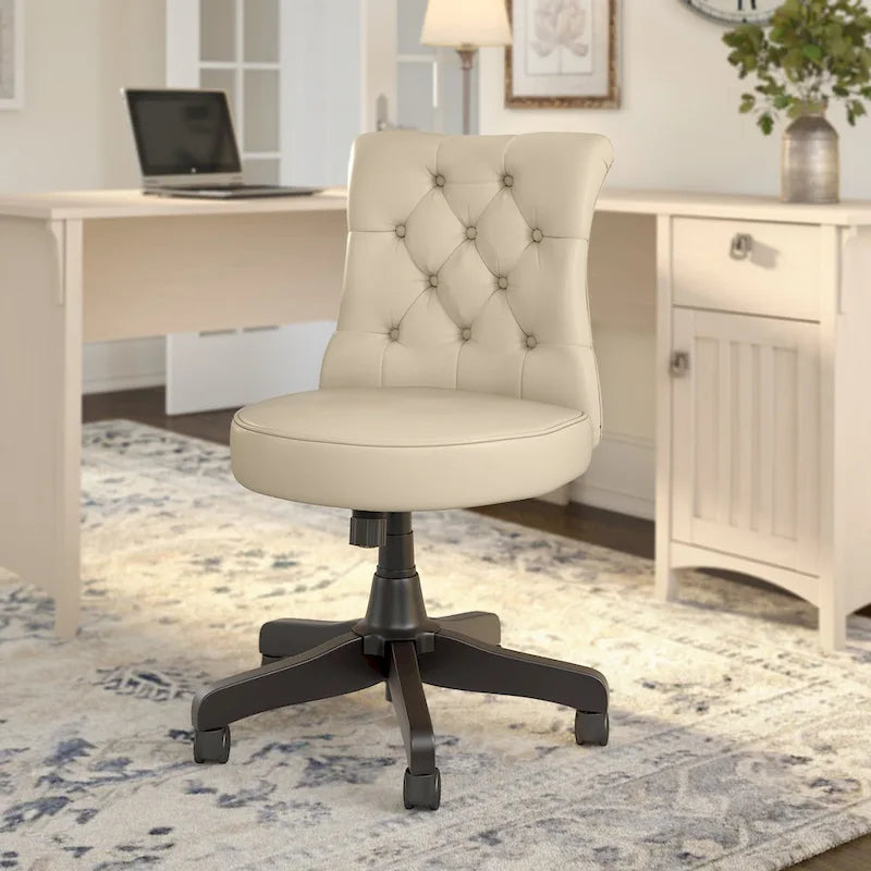 Chaise de bureau capitonnée mi-hauteur Bush Business Furniture Arden Lane