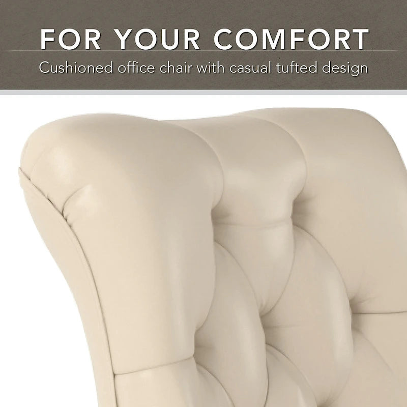 Chaise de bureau capitonnée mi-hauteur Bush Business Furniture Arden Lane