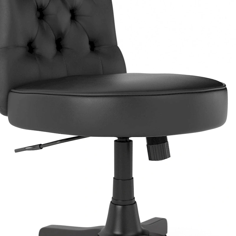 Chaise de bureau capitonnée mi-hauteur Bush Business Furniture Arden Lane