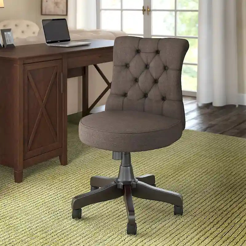 Chaise de bureau capitonnée mi-hauteur Bush Business Furniture Arden Lane
