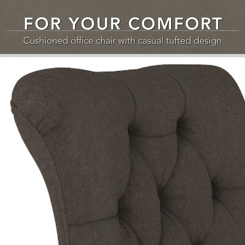 Chaise de bureau capitonnée mi-hauteur Bush Business Furniture Arden Lane