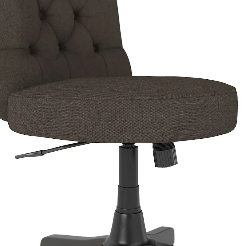 Chaise de bureau capitonnée mi-hauteur Bush Business Furniture Arden Lane