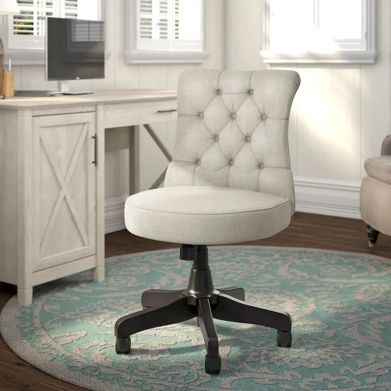 Chaise de bureau capitonnée mi-hauteur Bush Business Furniture Arden Lane
