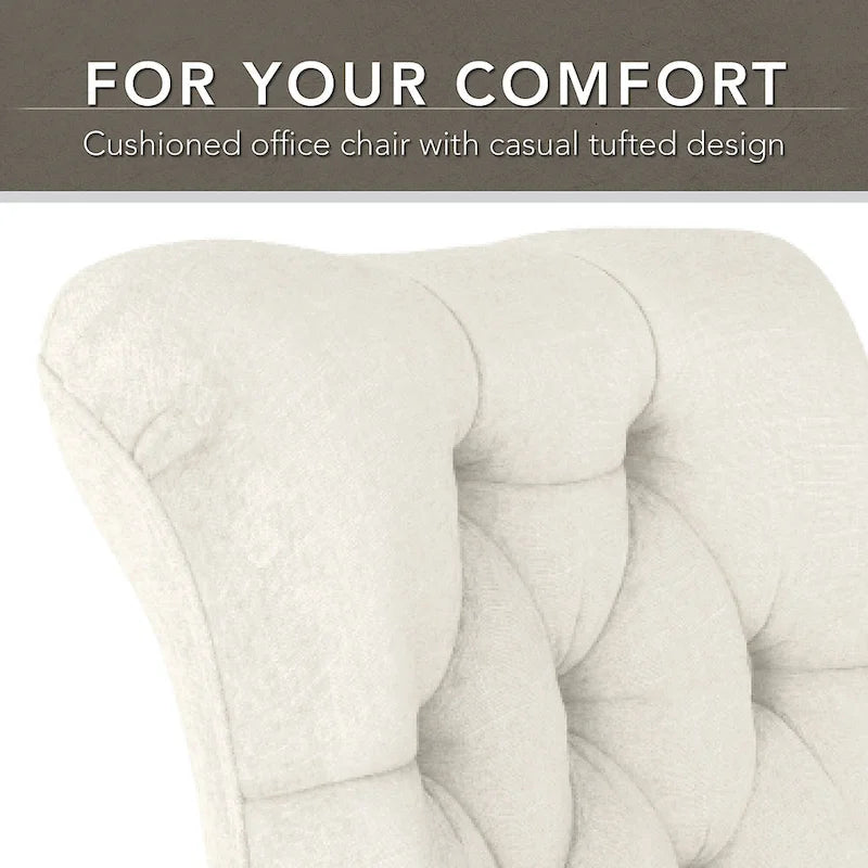 Chaise de bureau capitonnée mi-hauteur Bush Business Furniture Arden Lane