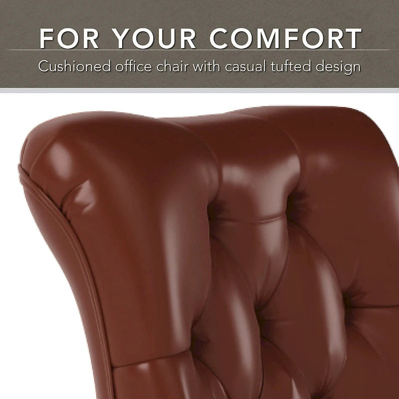 Chaise de bureau capitonnée mi-hauteur Bush Business Furniture Arden Lane