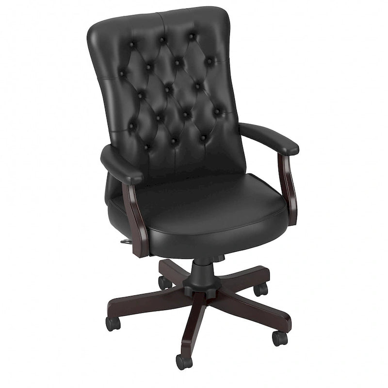Chaise de bureau à dossier haut Arden Lane avec accoudoirs de Bush Business Furniture