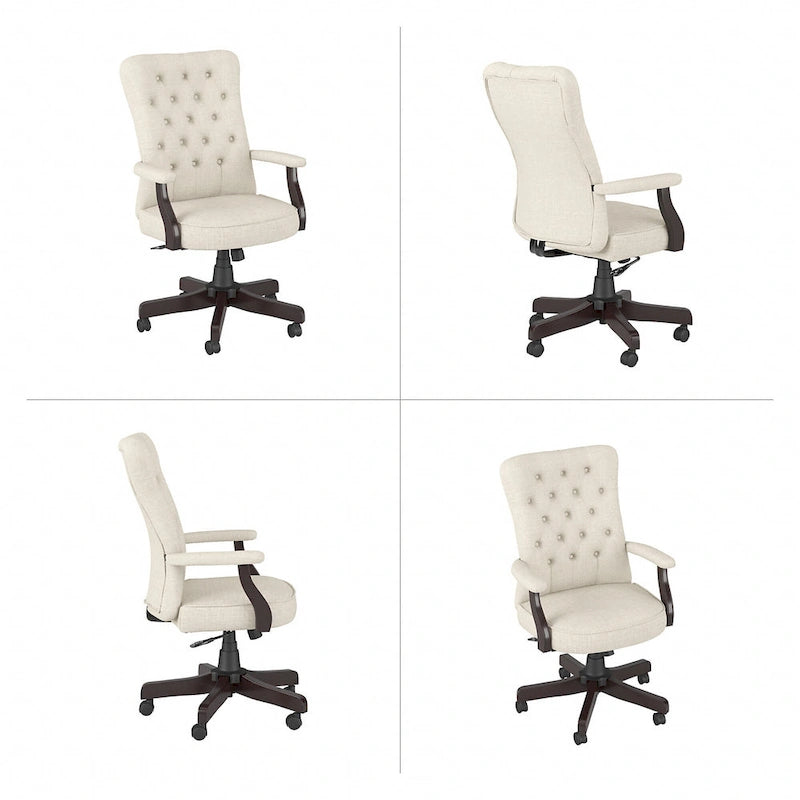 Chaise de bureau à dossier haut Arden Lane avec accoudoirs de Bush Business Furniture