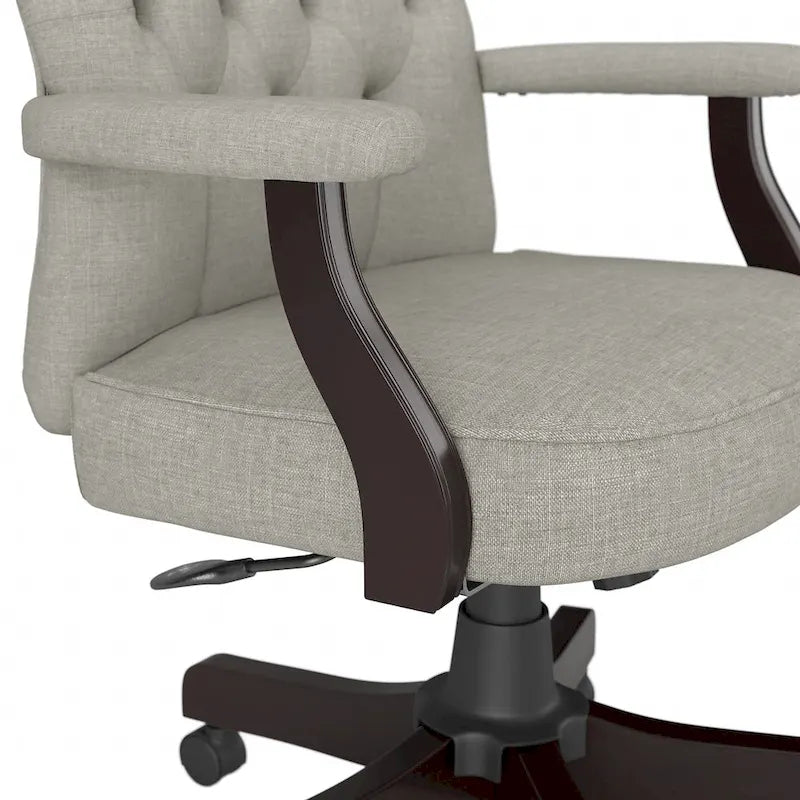 Chaise de bureau à dossier haut Arden Lane avec accoudoirs de Bush Business Furniture
